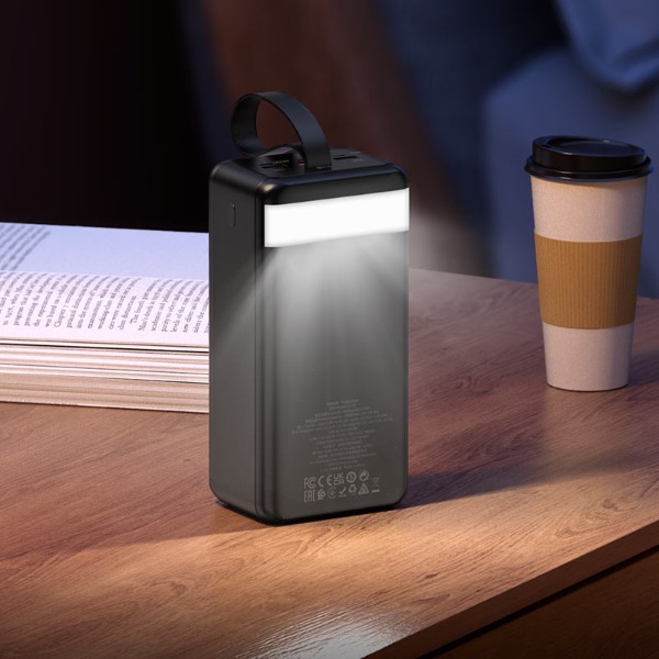 Фото - Батарея мобильная HOCO J123C Element 22.5W+PD20W 60000mAh Black (6942007612098)